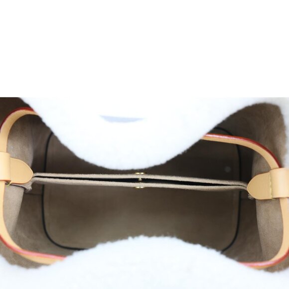 Louis Vuitton Neonoe BB Monogram Shearling Trimmed Bucket Bag Brown - Picture 8 of 9